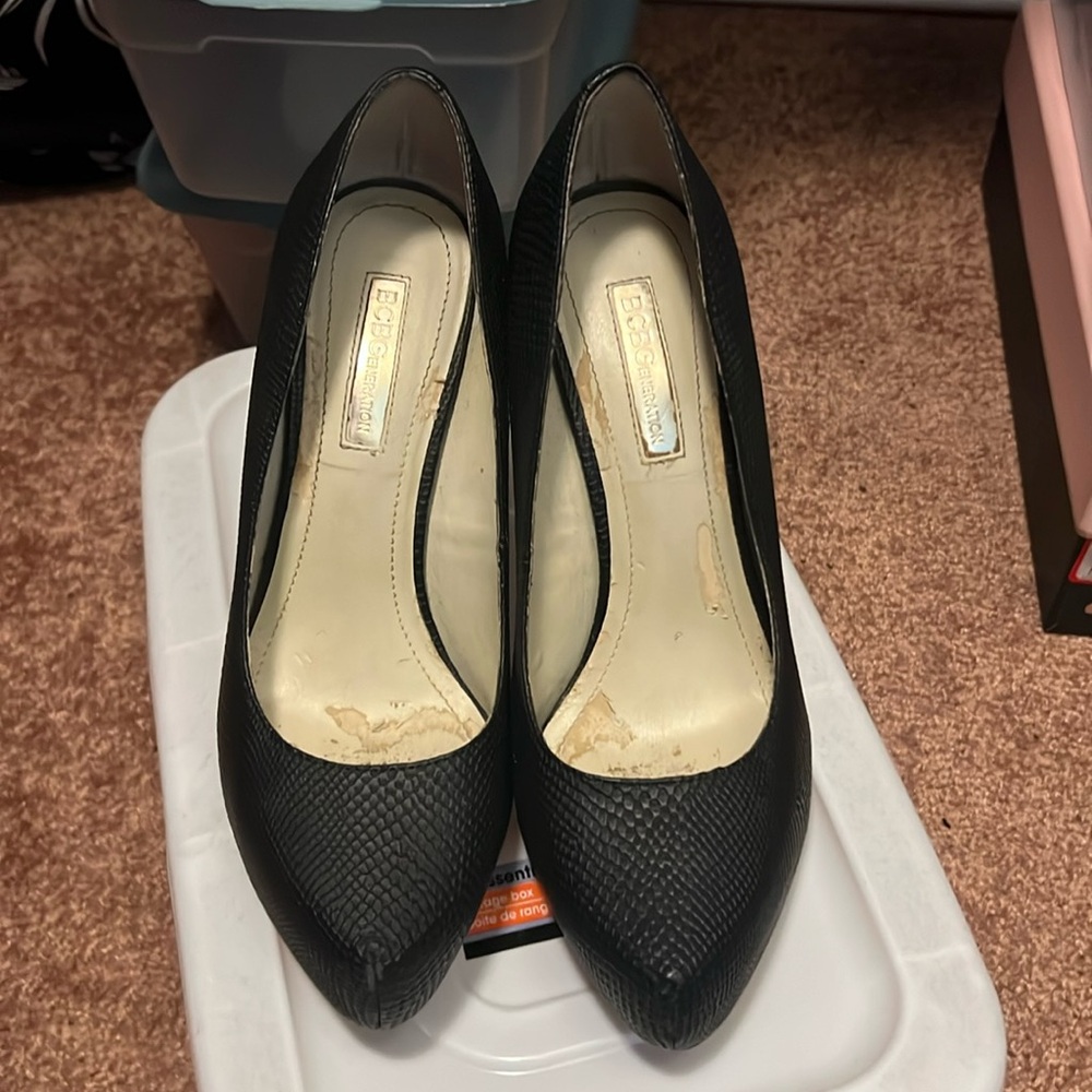 Black heels